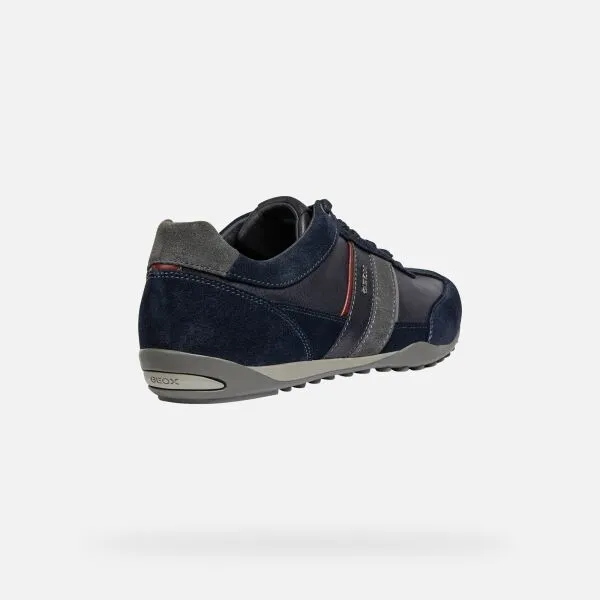 Dark blue men's sneakers Geox Wells - Men's