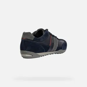 Dark blue men's sneakers Geox Wells - Men's
