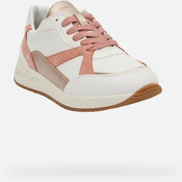 White women's sneakers Geox Bulmya - Women's