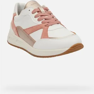 White women's sneakers Geox Bulmya - Women's