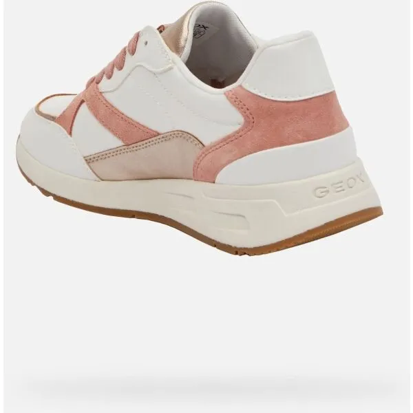 White women's sneakers Geox Bulmya - Women's