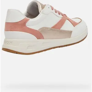 White women's sneakers Geox Bulmya - Women's