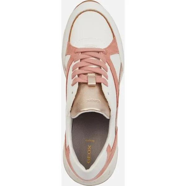 White women's sneakers Geox Bulmya - Women's