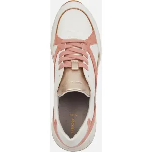 White women's sneakers Geox Bulmya - Women's
