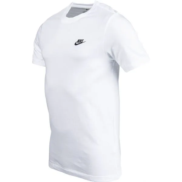 Nike SPORTSWEAR CLUB Pánske tričko, biela, veľkosť