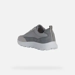 Light grey men's sneakers Geox Spherica - Men's