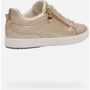 Gold women's sneakers Geox Blomiee - Women's