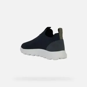 Dark Blue Men's Geox Spherica Sneakers - Men's