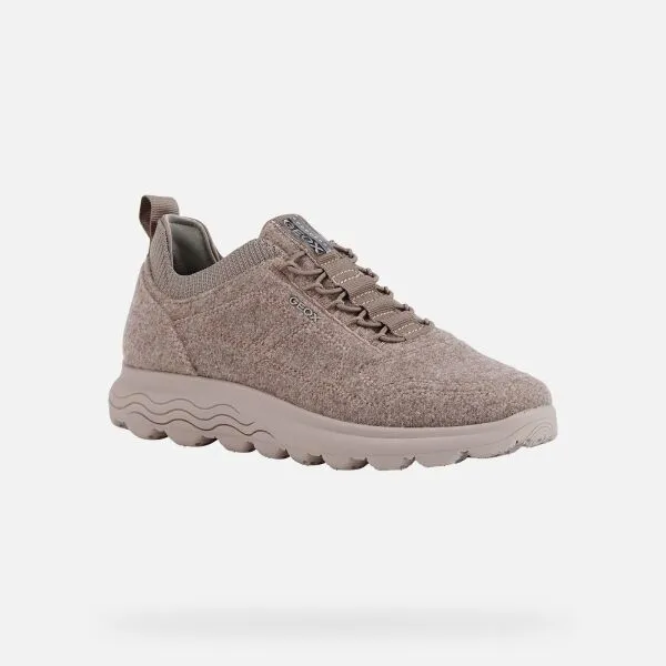 Dark pink women's sneakers Geox Spherica - Women's