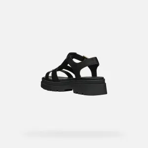 Black women's sandals Geox Adacter S - Women's