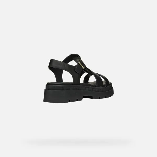 Black women's sandals Geox Adacter S - Women's