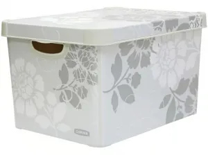 CURVER Úložný box ROMANCE L s vekom | sivá
