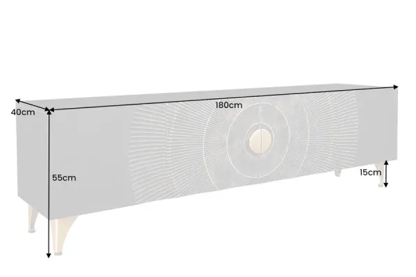 TV stolík SILENOS Dekorhome