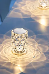 LED stolná lampa Kryštál