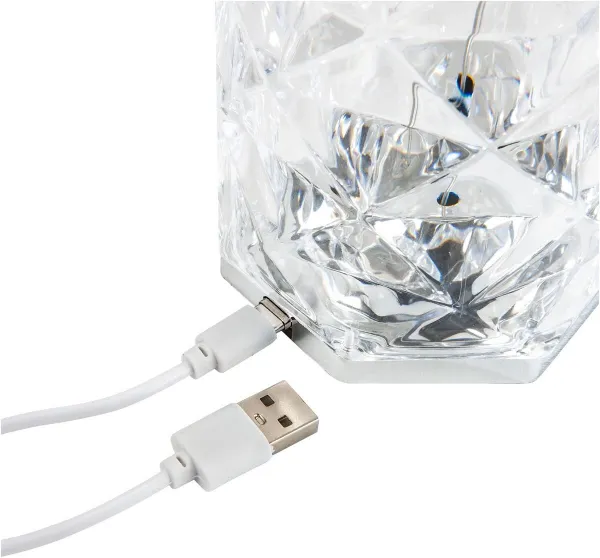 LED stolná lampa Kryštál