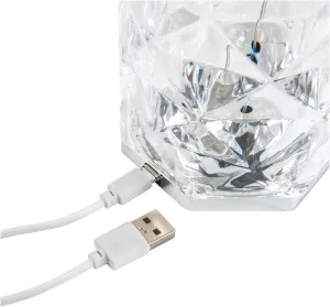 LED stolná lampa Kryštál