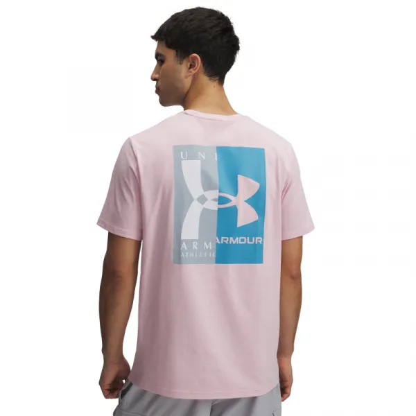 Pánske tričko s krátkym rukávom UNDER ARMOUR UA M 60 40S EVOL LOGO SS-PNK