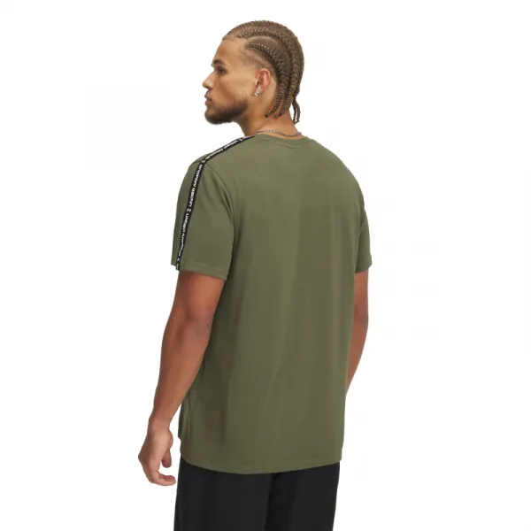 Pánske tričko s krátkym rukávom UNDER ARMOUR UA Icon HWT Tee Taping-GRN