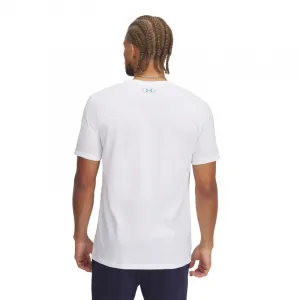 Pánske tričko s krátkym rukávom UNDER ARMOUR UA M LC FLY IN LOGO SS-WHT