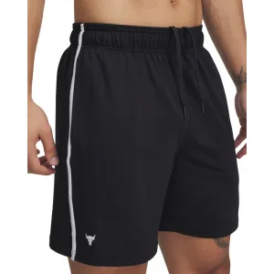 Pánske teplákové kraťasy UNDER ARMOUR PROJECT ROCK Mesh Short-BLK
