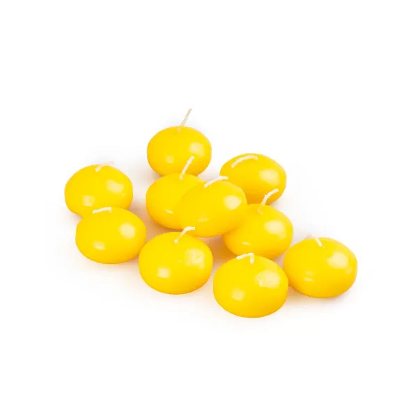 Weltbild Plovoucí svíčka Citronella, 10 ks, žlutá