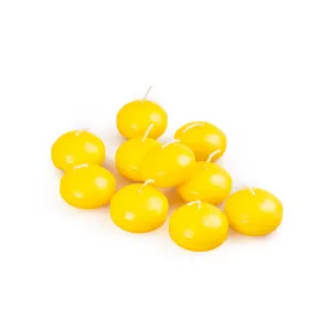 Weltbild Plovoucí svíčka Citronella, 10 ks, žlutá