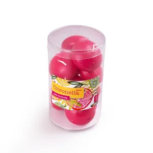 Weltbild Plovoucí svíčka Citronella, 10 ks, růžová