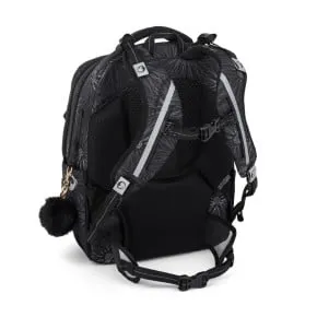 Školská taška Bagmaster ZIPSTER 25 A Black and white flowers