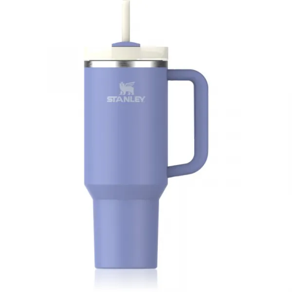 Stanley Quencher H2.O FlowState™ Tumbler tumbler z nehrdzavejúcej ocele s rúrkou Hydrangea 1180 ml