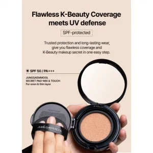 JUNG SAEM MOOL Essential Skin Nuder Cushion rozjasňujúci make-up náhradná náplň odtieň Medium Deep 14 g