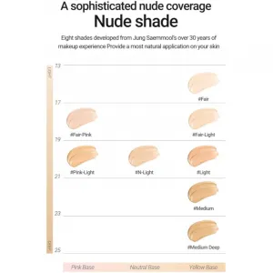 JUNG SAEM MOOL Essential Skin Nuder Cushion rozjasňujúci make-up náhradná náplň odtieň Medium Deep 14 g