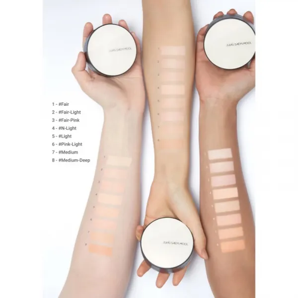 JUNG SAEM MOOL Essential Skin Nuder Cushion rozjasňujúci make-up náhradná náplň odtieň Medium Deep 14 g