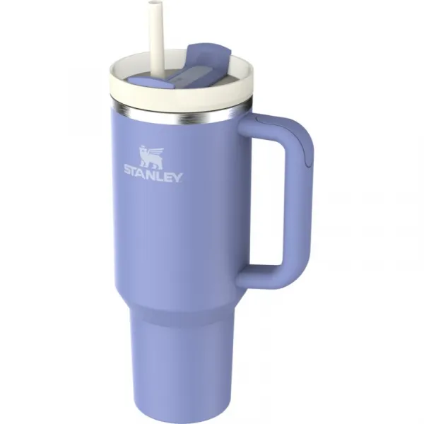 Stanley Quencher H2.O FlowState™ Tumbler tumbler z nehrdzavejúcej ocele s rúrkou Hydrangea 1180 ml
