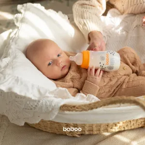 Baboo Anti-colic Feeding Bottle antikoliková fľaša Blue Haze, 3 m+ 250 ml