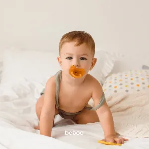 Baboo Soothers Round Latex cumlík 6m+ 1 ks