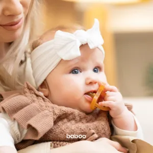 Baboo Soothers Round Latex cumlík 6m+ 1 ks