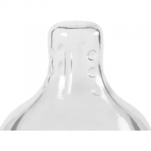 Baboo Premium Silicone Teat Medium Flow cumlík na fľašu 3m+ 2 ks