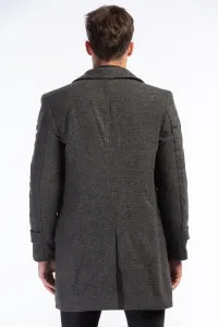 PLT7226 DEWBERRY BATTAL COAT-PATTERNED GREY