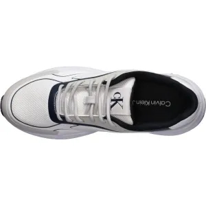 Calvin Klein RETRO TENNIS LOW KNIT MIX Pánska voľnočasová obuv, béžová, veľkosť