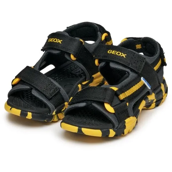 Geox J BOREALIS B. E Chlapčenské sandále, čierna, veľkosť