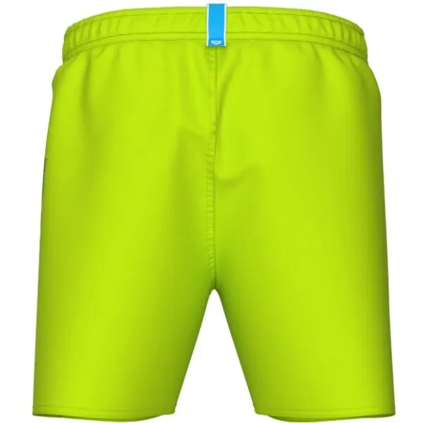 Pánske plavky ARENA FUNDAMENTALS LOGO BOXER R-ARTIC LIME-MANGROVE
