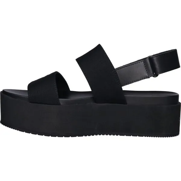 Calvin Klein FLATFORM SLING IN Dámske sandále, čierna, veľkosť