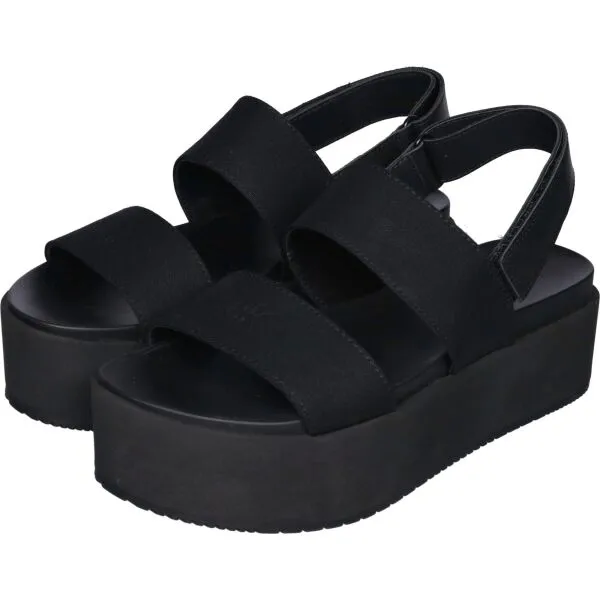 Calvin Klein FLATFORM SLING IN Dámske sandále, čierna, veľkosť