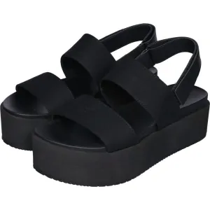Calvin Klein FLATFORM SLING IN Dámske sandále, čierna, veľkosť