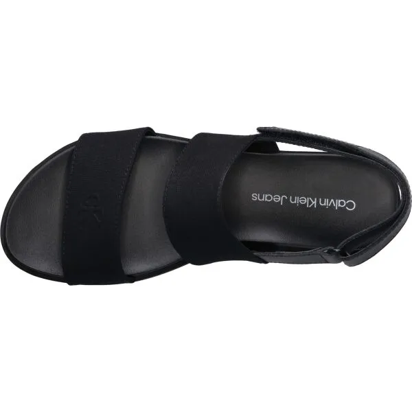 Calvin Klein FLATFORM SLING IN Dámske sandále, čierna, veľkosť