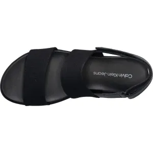 Calvin Klein FLATFORM SLING IN Dámske sandále, čierna, veľkosť