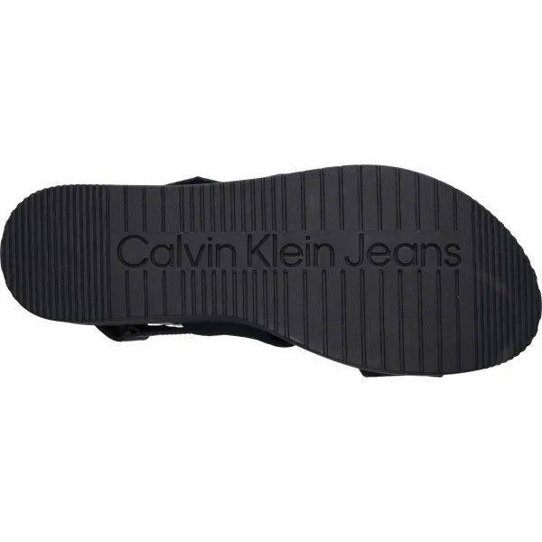 Calvin Klein FLATFORM SLING IN Dámske sandále, čierna, veľkosť