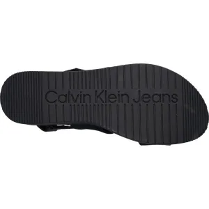 Calvin Klein FLATFORM SLING IN Dámske sandále, čierna, veľkosť