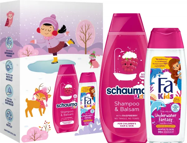Fa k. Kids pink (sg250ml+ šamp400ml Schauma)