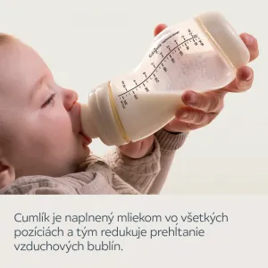CANPOL BABIES Cumlík silikónový na fľašu S-Shape rýchly 9m+, 2ks